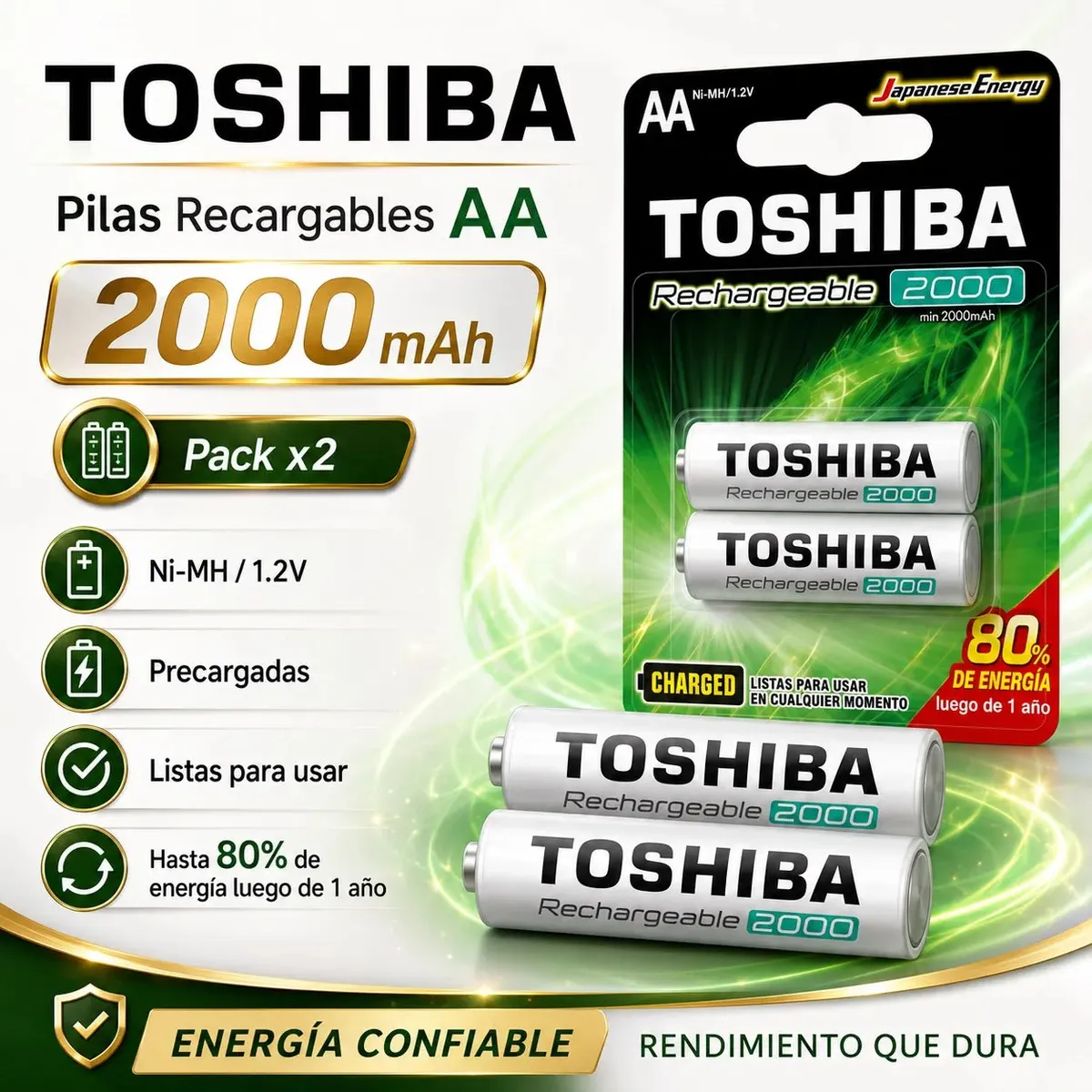 RECARGABLE AA